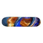 Twisted Spiral Abstract Skateboard
