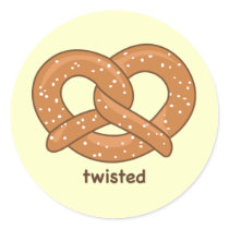 Twisted Round Sticker