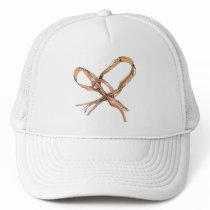 Twisted Twine Heart Hat by floatinglemons Twisted Twine Heart Hat
