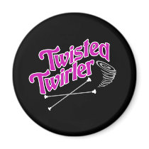 Twisted Twirler magnets by DanceTwirlObsessions Twisted Twirler magnets