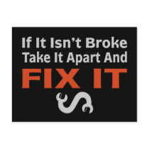 Twisted Wrench - FIX IT Post Cards