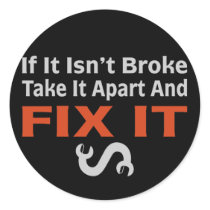 Twisted Wrench - FIX IT Sticker