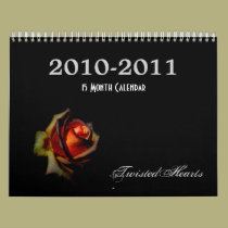 TwistedHearts, Calendar 2010-2011 (15 Months)