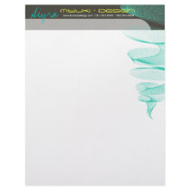 Twister Aqua Modern Designer Template Letterhead