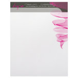 Twister Fuchsia Pink Modern Designer Letterhead