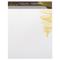 Twister Yellow Modern Designer Template Letterhead