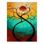 Twisting Love Original Art MADART Postcard Design