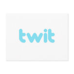 twit post cards