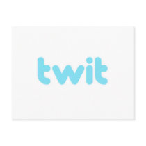 twit post cards