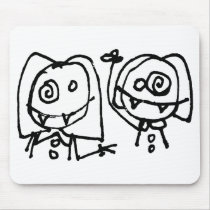 Twitarded Just Heads Mousepad