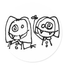 Twitarded Just Heads Sm Sticker by Twitarded Twitarded Just Heads Sm Sticker