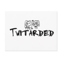 Twitarded Postcard