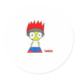 Twitch Round Sticker