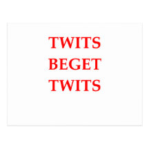 TWITS POSTCARD