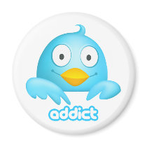 Twitter Addict Magnet