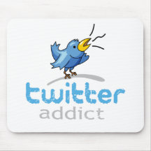 twitter addict mousepads