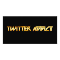 Twitter Addict photo cards