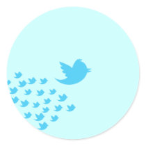Twitter Bird stickers