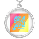Twitter DanBizet QR Code Necklace