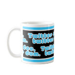 Twitter Dee Twitter Dum Mug  (blk bgrnd)