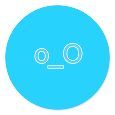Twitternichterfüllung Runde Sticker von Shirtuosity