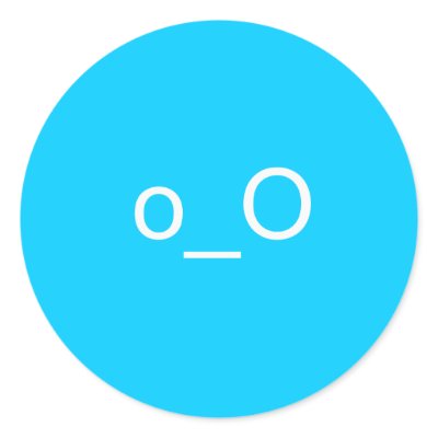 Twitternichterfüllung Runder Sticker von Shirtuosity