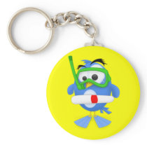 Twitter Diver keychains