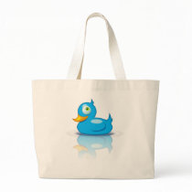 Twitter Duck Tote Bag