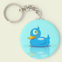 Twitter Duck keychains