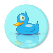 Twitter Duck Magnets