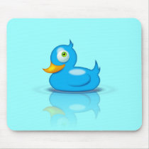 Twitter Duck mousepads