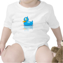 The perfect Digital Rubber Duck for Twitter people and other micro-bloggers (or Smurf aficionados)! It's not only cute, but blue too! Twitter Duck Tshirts