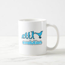Twitter evolution coffee mugs