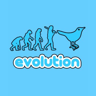 Twitter evolution t-shirts