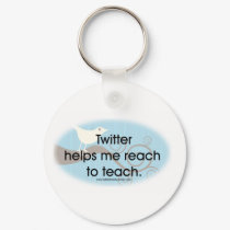 Twitter for Educators keychains by twitterforeducators Twitter for Educators keychains
