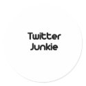 Twitter Junkie stickers by Shirtuosity Twitter Junkie stickers