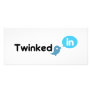 Twitter + LinkedIn Business Networking Rack Card via Twinked.in Twitter & LinkedIn Business Rack Card