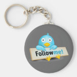 Twitter Mania - Follow Baby Bird Key Chains