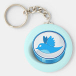 Twitter Mania - Twitter Gold Key Chains