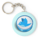 Twitter Mania - Twitter Gold keychains