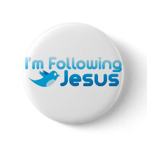 Twitter me I'm Following Jesus Christ Buttons