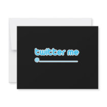 twitter me @ invitations