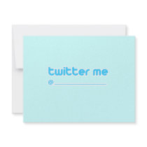 twitter me @ invitations