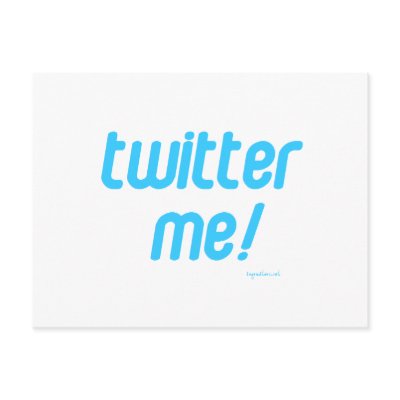twitter me post card by chrystynen