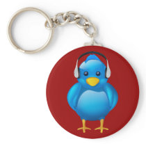 Twitter Music Fan keychains