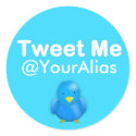 Twitter Sticker: Tweet Me @YourAlias