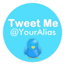 Twitter Sticker: Tweet Me @YourAlias by eckoff Twitter Sticker: Tweet Me @YourAlias