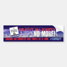 Twitter #teaparty Bumper Sticker