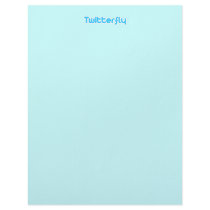 Twitterfly letterhead by TwitterShirts Twitterfly letterhead