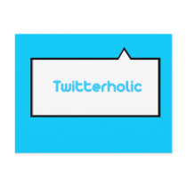 Twitterholic postcards